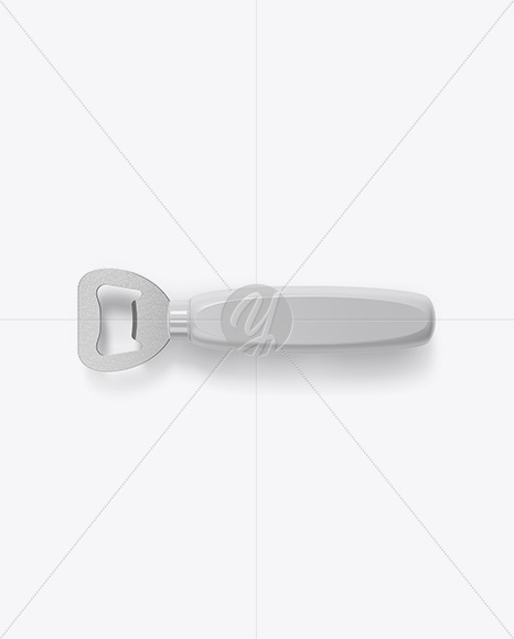 Bottle Opener Mockup - Top View