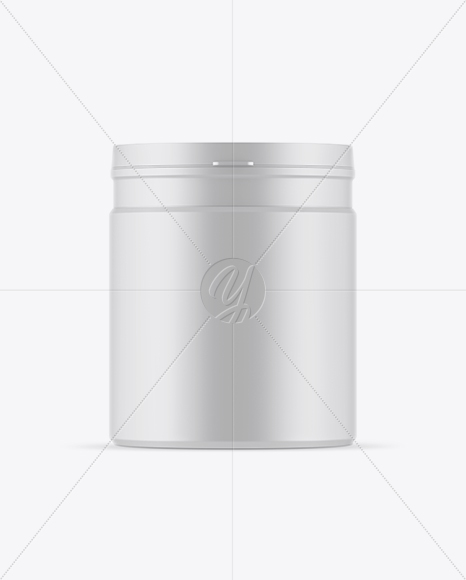 Matte Protein Jar Mockup