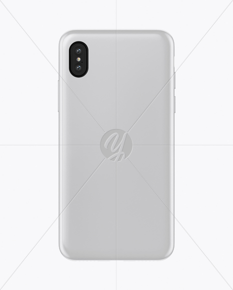 iPhone X Glossy Case Mockup