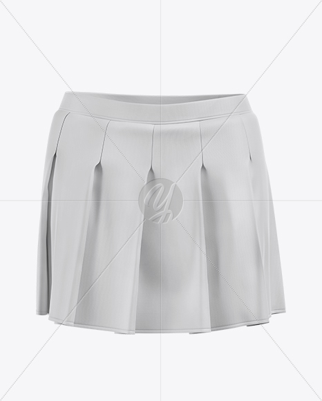 Сheerleader Skirt Mockup - Front View