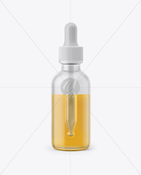 60ml Matte Glass Bottle with Dropper Mockup