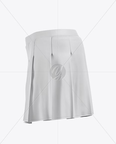 Сheerleader Skirt Mockup - Side View