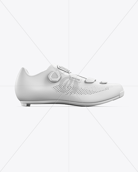 Road Cycling Shoe mockup (Side View)