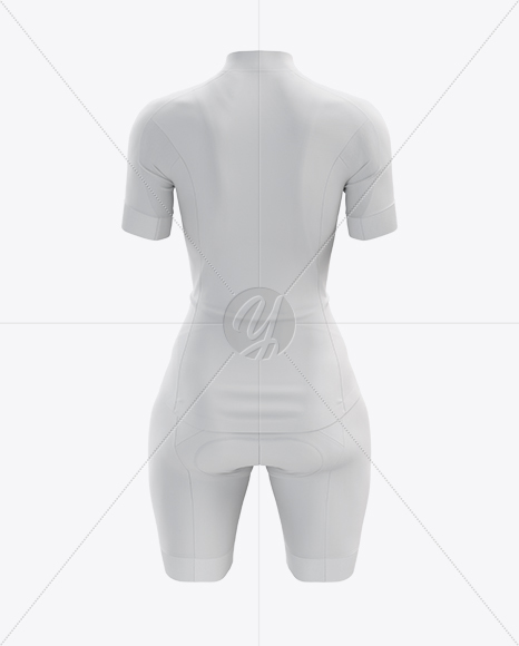 Women’s Cycling Kit mockup (Back View)