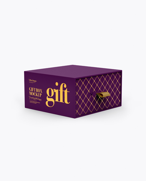 Matte Gift Box Mockup - Half Side View - 2+Free+Gift+Box+Mockups+Zippypixels+Box+Mockup+Packaging+Mockup+Free+Packaging+Mockup