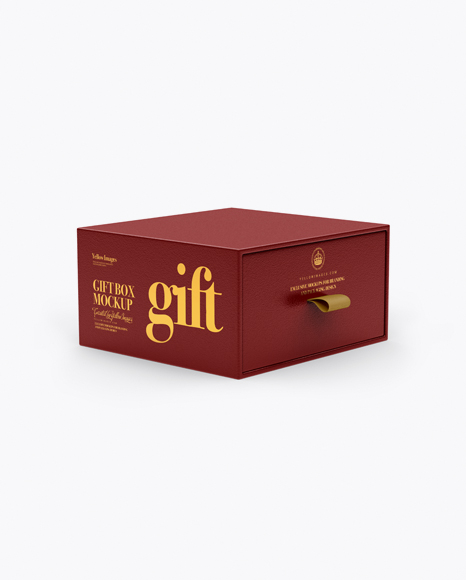 Textured Gift Box Mockup - Half Side View - 2+Free+Gift+Box+Mockups+Zippypixels+Box+Mockup+Packaging+Mockup+Free+Packaging+Mockup