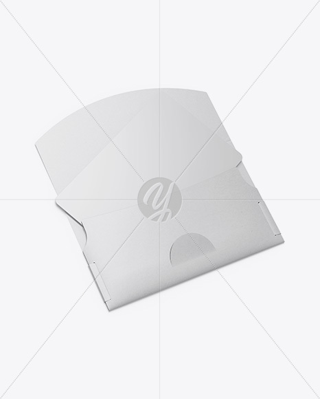 Gift Card in Envelope Mockup - Halfside View