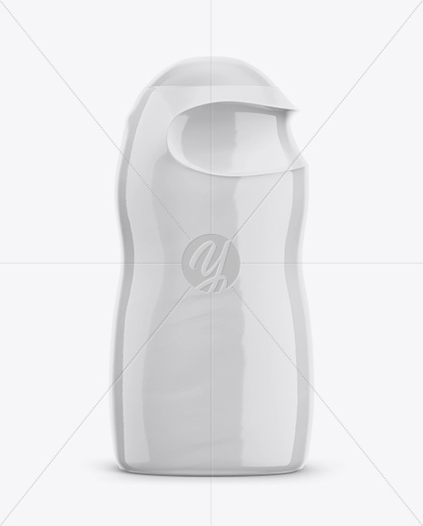 Plastic Bottle With Shrink Sleeve Mockup