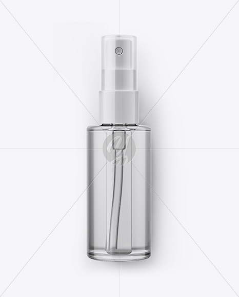 Lying 30ml Spray Bottle Mockup Lying 30ml Spray Bottle Mockup