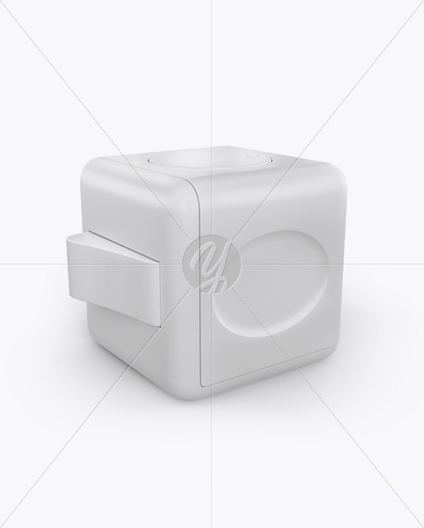 Fidget Cube Mockup - Half Side View