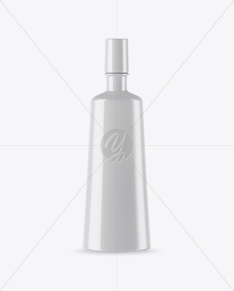 Glossy Cosmetic Bottle Mockup