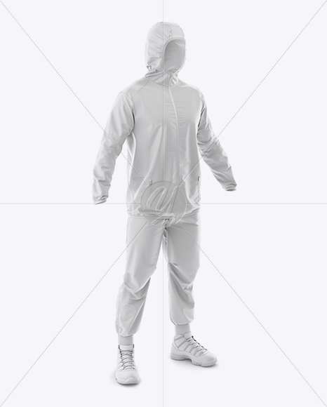 Men's Sport Suit Mockup - Half Side View