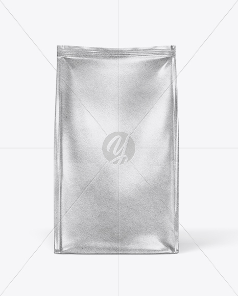 Kraft Paper Food Bag Mockup - Front View