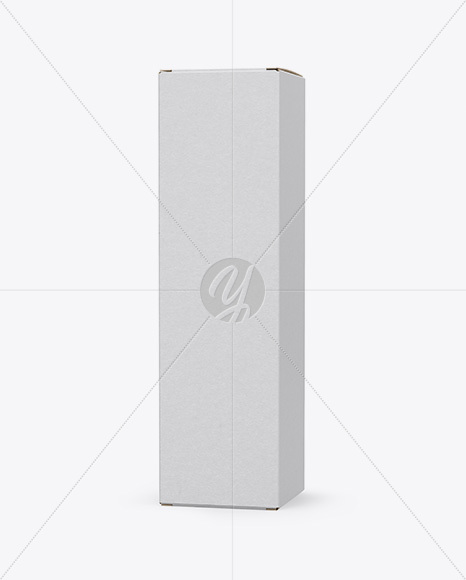 Box Mockup - Half Side View
