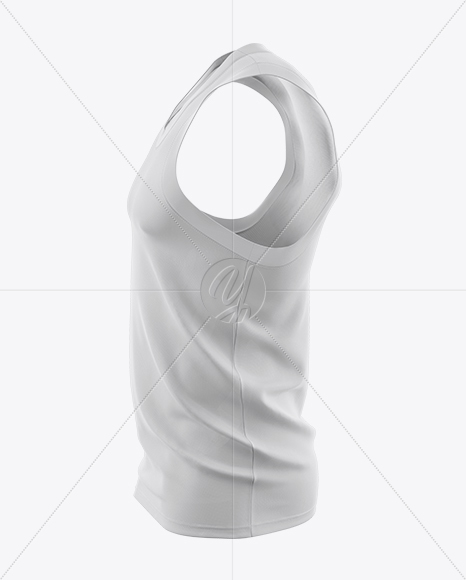 Basketball Jersey Mockup - Side View