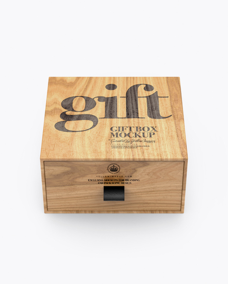 Wooden Gift Box Mockup (High-Angle Shot) - 2+Free+Gift+Box+Mockups+Zippypixels+Box+Mockup+Packaging+Mockup+Free+Packaging+Mockup