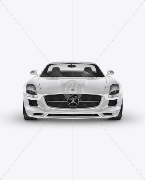 Mercedes-Benz SLS AMG Mockup - Front View