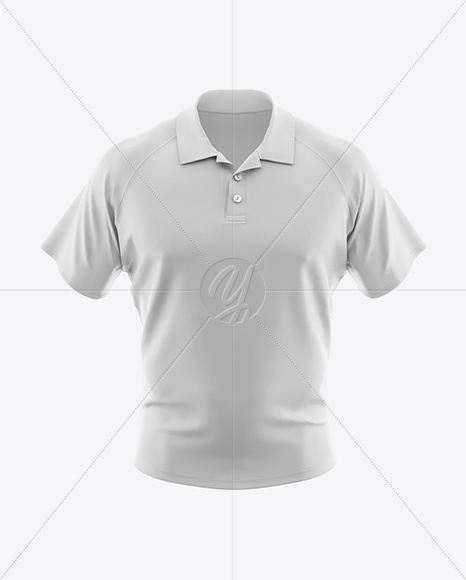 Men&#039;s Polo HQ Mockup - Front View