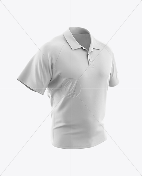 Men's Polo HQ Mockup - Half Side View