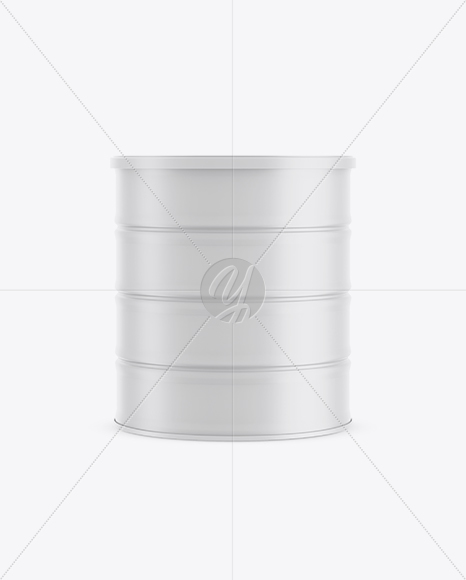 Matte Powder Can Mockup