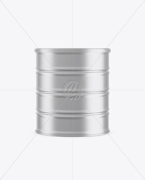 Matte Metallic Powder Can Mockup Matte Metallic Powder Can Mockup