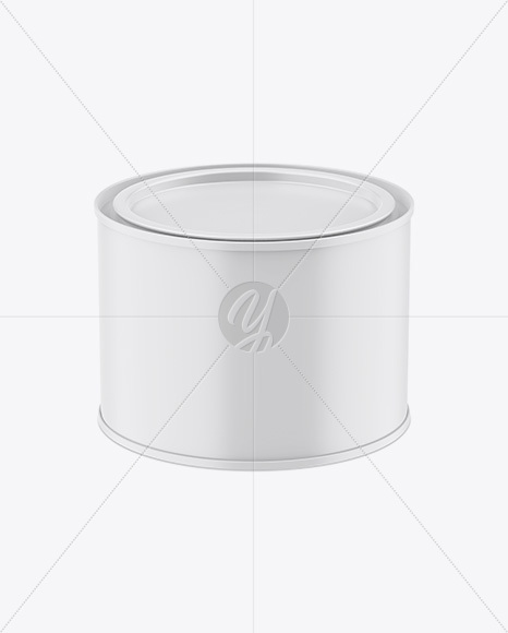 Matte Paint Can Mockup - High Angle Matte Paint Can Mockup - High Angle