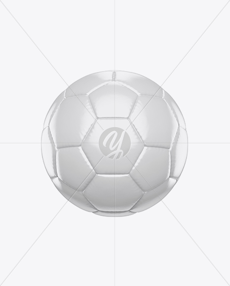 Glossy Soccer Ball Mockup