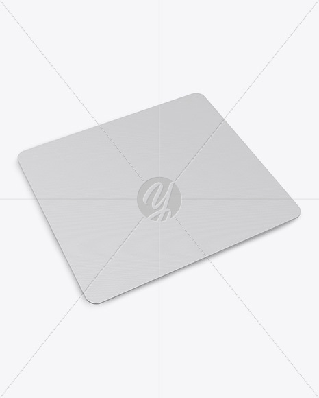 Mouse Pad Mockup - Half Side View (High-Angle Shot)