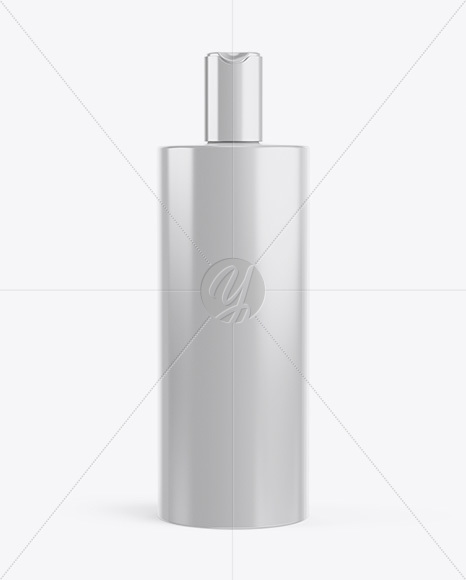 Glossy Plastic Bottle Mockup