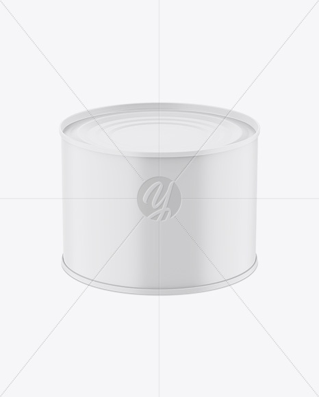 Matte Paint Can Mockup - High-Angle Shot