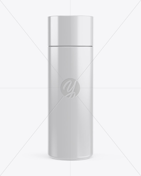 Glossy Plastic Bottle Mockup