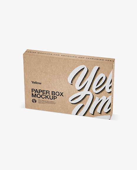 Kraft Paper Box Mockup - Half Side View (High-Angle Shot) - Cupcake+Mockup+-+Kraft+Paper+Box+Mockup+-+Front+View+-+Kraft+Paper+Box+Mockup+-+Half+Side+View+...