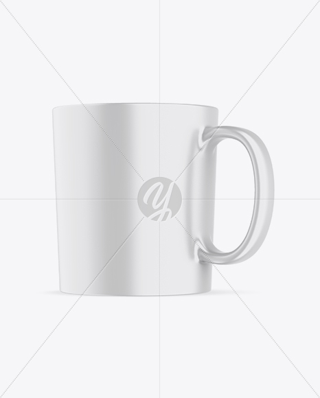 Matte Mug Mockup - Half Side View