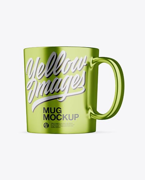 Metallic Mug Mockup