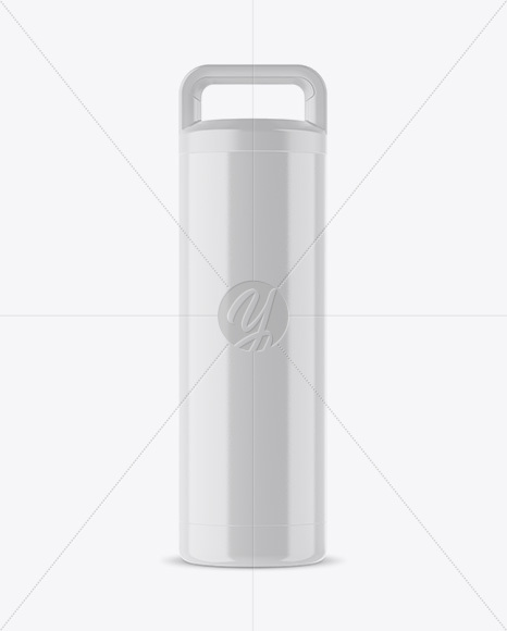 Glossy Thermos Mockup