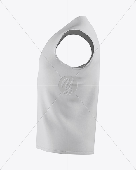 Sleeveless Shirt Mockup - Side View