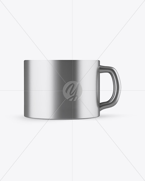 Matte Metallic Mug Mockup