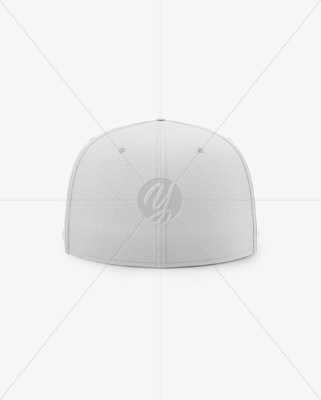 Snapback Cap Mockup - Back View