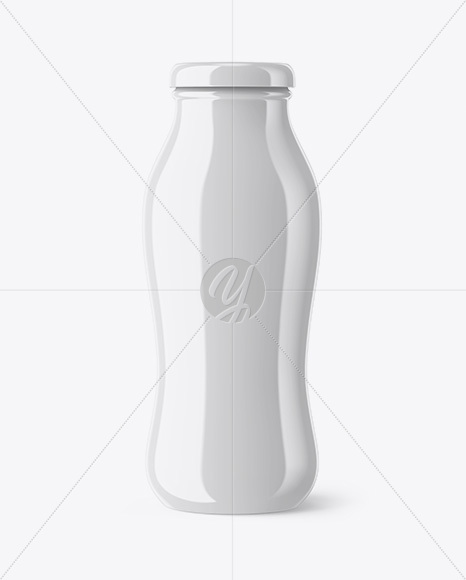 Glossy Plastic Bottle Mockup