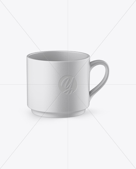 Ceramic Cup Mockup - High Angle Shot