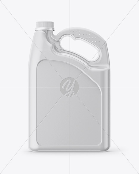 5L Glossy Plastic Jerry Can Mockup - Free Download Images High Quality