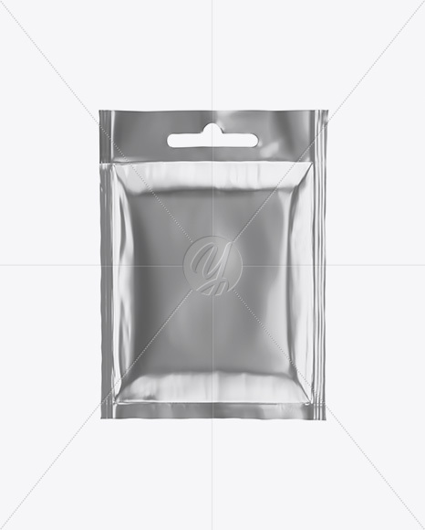 Metallic Sachet Mockup