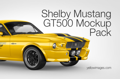 1967 Shelby Mustang GT500 Mockup Pack - Handpicked Sets of Vehicles