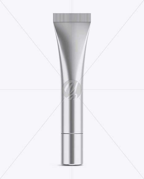 Metallic Cosmetic Tube Mockup