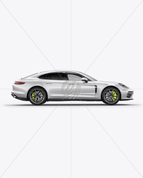 Porsche Panamera 4 E-Hybrid Mockup - Side view