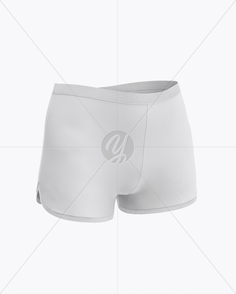 Fitness Shorts Mockup - Half Side View