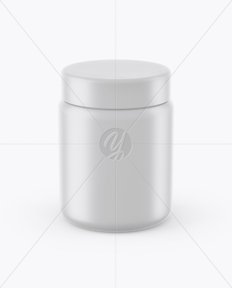 250ml Matte Plastic Jar Mockup (High-Angle Shot) 250ml Matte Plastic Jar Mockup (High-Angle Shot)