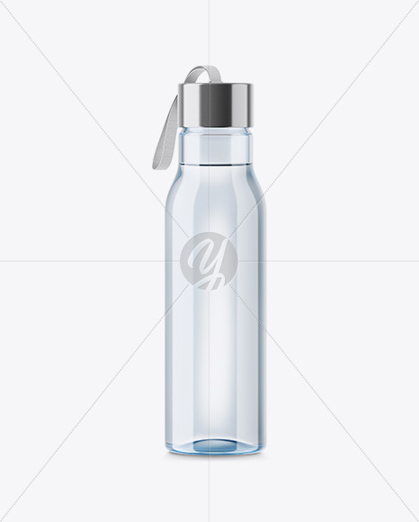 PET Plastic Reusable Water Bottle Mockup