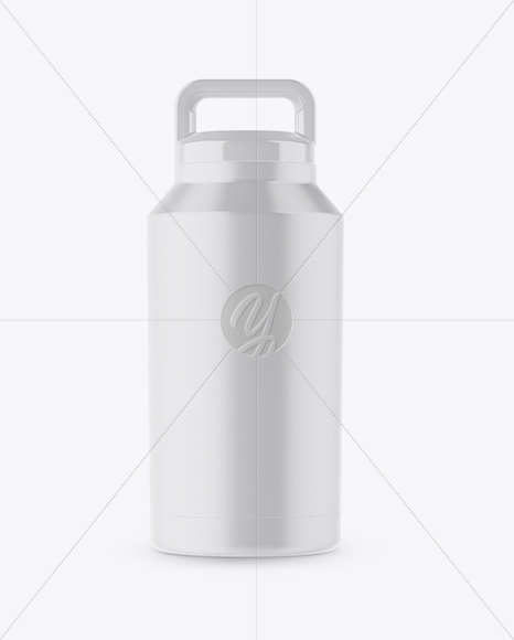 Matte Thermos Mockup