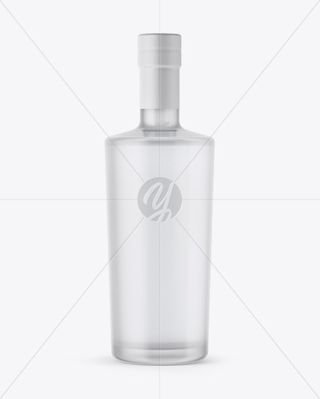 Frosted Glass Bottle Mockup